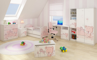 Zostava nábytku do detskej izby - Sada detského nábytku baby boo 160x80 5el