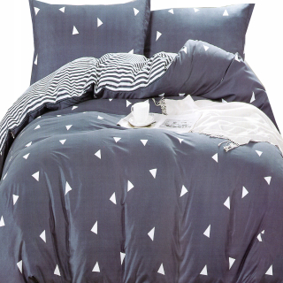 Kompletný set posteľných obliečok - Posteľná súprava 220x200+2x 70x80 Detexpol Satin