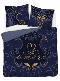 Kompletný set posteľných obliečok - Sada podstielky 220x200 Amore Manželstvo