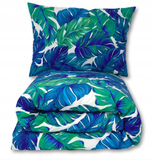 Kompletný set posteľných obliečok - Flanel Bedding 140x200 Jasiek 250bia vankúš