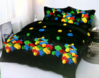 Kompletný set posteľných obliečok - 3D posteľná súprava 160x200 cm detský vzor 8
