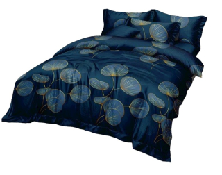 Kompletný set posteľných obliečok - Polárna podstielka 160x200 Teplé listy medvedíka 2218