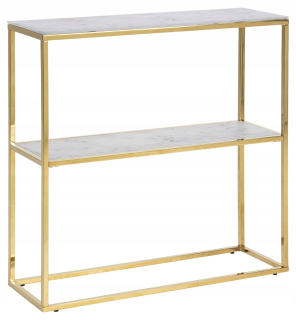 Konzolový stolík do predsiene - Console Table pre miestnosť so zlatými sklenami