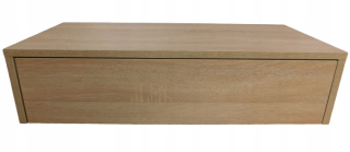 Kancelársky stôl - Závesná konzola Molly interster tabuľka Sonoma 80 cm