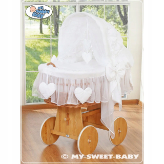 Prútený košík pre bábätká - MALWA M6 70 KOMERTY - Dub Oak Oak Sonoma