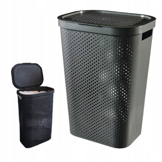 Kôš na bielizeň - Bashing Basket Underwear Trunk 60L Curver Graphit