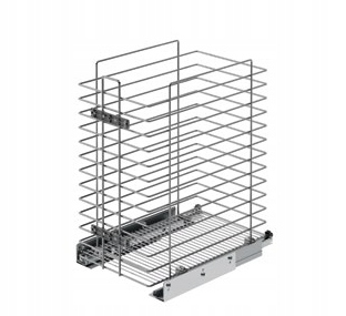 Vysuvný kôš - Spodná bielizeň 40 cm chrómový sprievodca Blum Starax