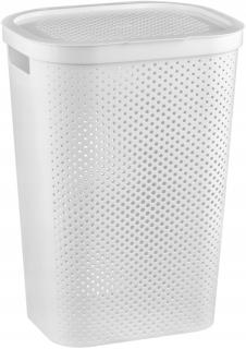 Kôš na bielizeň - Infinity 60L Biela práčovňa