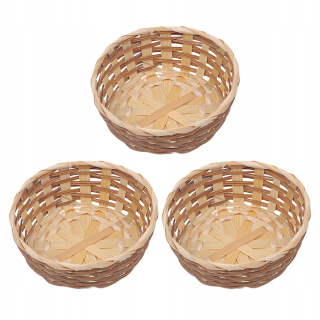 Kôš na bielizeň - Bashed Basket Round Basket Fruit Bowl 3 PCS