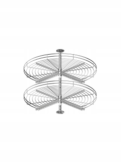 Vysuvný kôš - Kôš Rotary Poličky FI 750 mm plavba Nova 3/4 Chrome