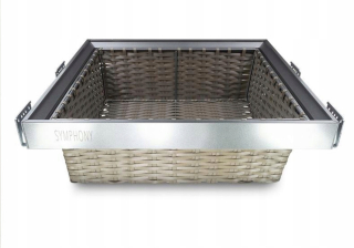 Skriňa do predsiene - Rattan Basket Symphony 800 Biela