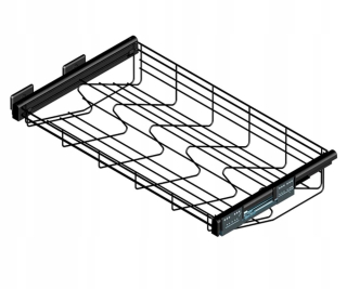 Skriňa do predsiene - Shoed Basket topánky pre šatníkové topánky 563 mm čierne
