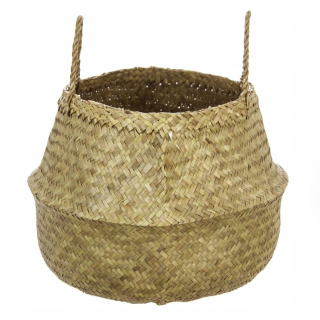 Prírodný trávny kôš 40 cm boho scandi