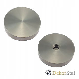 Nábytkové nožičky - UV disk Ø 60 mm pre sklenenú nehrdzavejúcu oceľ M10
