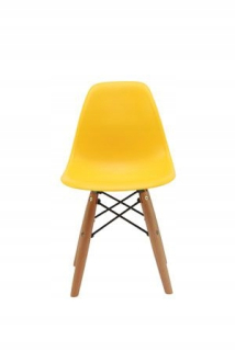 Detská stolička - Stolička AC-0117W Mini Detská žltá