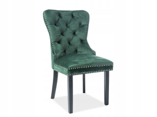 Kuchynská, jedálenská stolička - Stolička August Velvet Green Velvet Signál