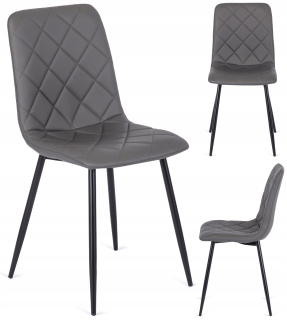 Stolička do obývačky - Doplnková stolička čierna pre jedáleň IKEA IK-8