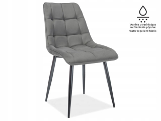 Kuchynská, jedálenská stolička - Kreslo a zamat Rotary Black Velvet