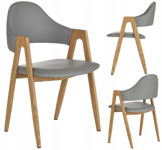 Kuchynská, jedálenská stolička - Stolička K247 Elegantná salón šedá jedáleň