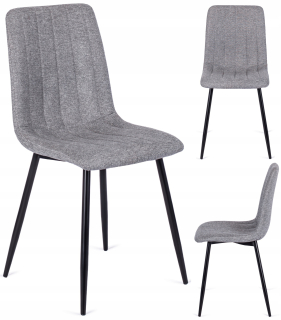 Stolička do obývačky - Stolička Lara Gray Lounge z jedálne z podkrovia kuchyne