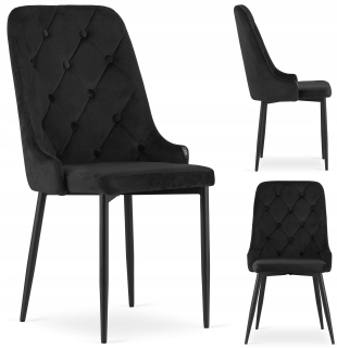 Stolička do obývačky - Hmla čalúnená stolička moderná