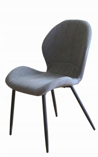 Stolička do obývačky - Stolička Menito 51 x 43 x 86 cm odtiene šedej