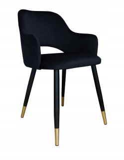 Kuchynská, jedálenská stolička - Stolička Milano Black/Golden MG19