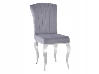 Kuchynská, jedálenská stolička - Kniežatský signál zamat Glamour Grey