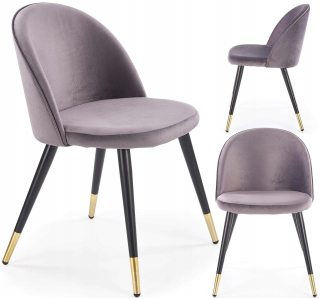 Kancelárska stolička, kreslo - Čalúnené stoličky Velor Glamour K315 Gray