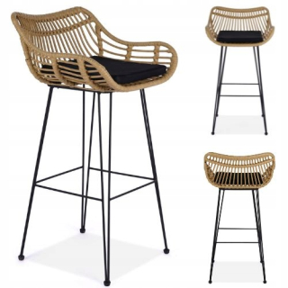 Barová stolička do kuchyne - H105 Barové stoličky Rattan Stocking