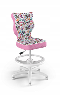 Kreslo do študenskej izby - Biela komoda 138,6 cm 6 zásuviek písma lesk