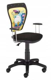 Kreslo do študenskej izby - Počítačový stôl tabuľka 124 cm Sonoma White N11