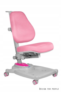 Stolička do detskej izby - Nastaviteľná detská stolička Pink Eddy