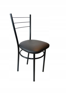 Stolička do obývačky - Kuchynská stolička Drako Trapeza Black Pl
