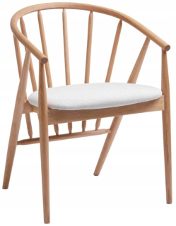 Kuchynská, jedálenská stolička - Stolička stoličky v tvare ručne tvrneného 65 cm Suar Wood