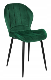 Kuchynská, jedálenská stolička - Shelby Velvet Velvet stoličky tmavo zelené