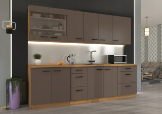 Kuchynská linka - Bologna Kitchen, set 260 cm pj-kuchnie