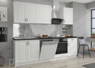 Kuchynská linka - Stilo Kitchen 250 cmm biela, vytvorte si vlastnú súpravu