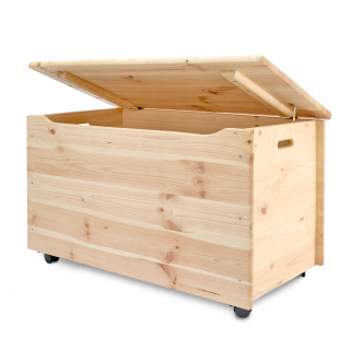 Komoda, box do spálne - Drevený kmeň 90x48x51 cm