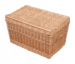 Komoda, box do spálne - Prútená kmeň pre hračky prútiaci box 70 cm