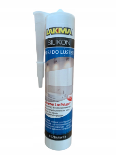 Lakma Silikónové zrkadlo lepidla bezfarebné sklo 300 ml