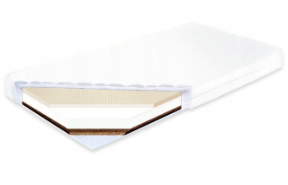 Matrac na posteľ - Latex-Pianka-Cokos matrac pre posteľ 120x60