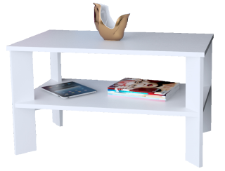 Konferenčný stolík do obývačky - Poličkový kovový podkrovie 50 x 10 cm čierna