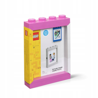 Fotorámik pre detičky - LEGO Photo rám ružový