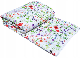 Prikrývka na spanie - Letná prikrývka 200x220 lúka Kwietna letná bavlna