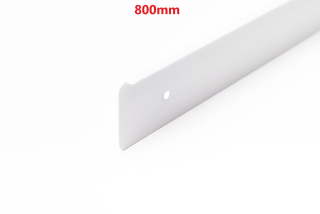 Kuchynská doska - Ľavý bočný prúžok pre 38 mm hornú 800 mm bielu