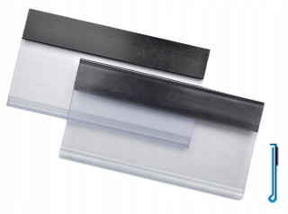 Regál, polica do pracovne - Magnetický štítok pás 60x105 mm - 10 ks