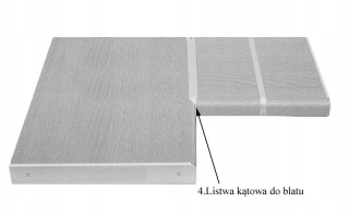 Kuchynská doska - Budova umývačky riadu 713x596 White Mat Artisan Stilo