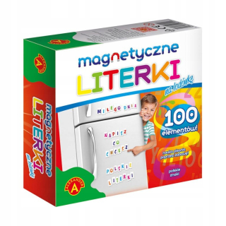 Magnetka pre deti - Magnetické písmená pre chladničku 100 ks