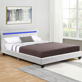 Posteľ do spálne - 120/200 čalúnené lôžko + LED + rám